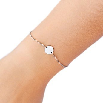 Bransoletka CELEBRYTKA kółko STAL SZLACHETNA