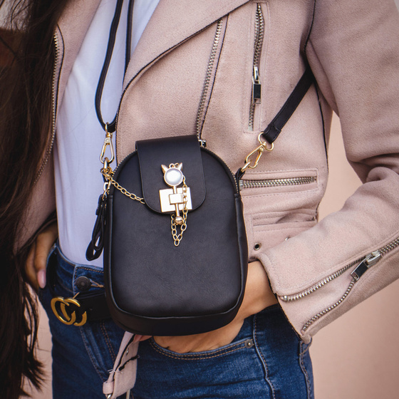 Torebka mała LISTONOSZKA etui na telefon mini KOPERTÓWKA na ramię