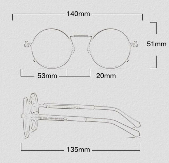 OKULARY przeciwsłoneczne RETRO lenonki OKRĄGŁE POLARYZACJA damskie męskie