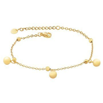 Bransoletka kółka STAL SZLACHETNA POZŁACANA