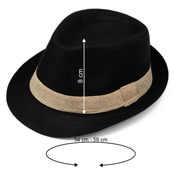 KAPELUSZ Alessio MĘSKI damski PLECIONY lato HAWANA letni PANAMA