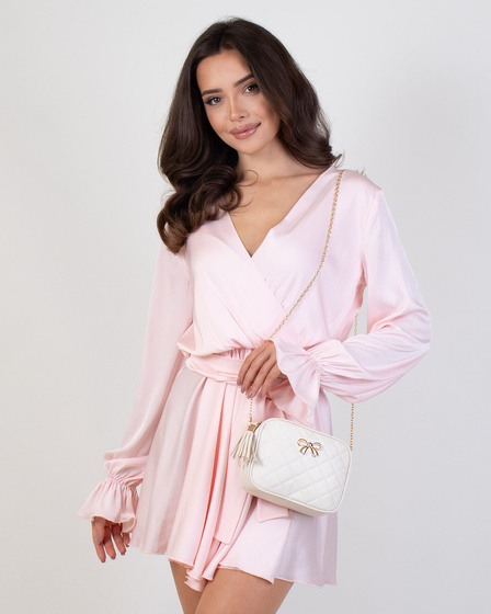 Alessio TOREBKA Damska PIKOWANA na ramię łańcuszek QUILTED CROSSBODY