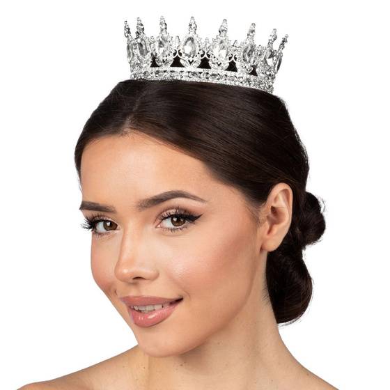 KORONA ŚLUB ozdoba do włosów diadem ŚLUBNY KRYSZTAŁY