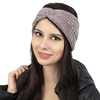 OPASKA DO WŁOSÓW damska na głowę ZIMOWA CIEPŁA turban WĘZEŁ