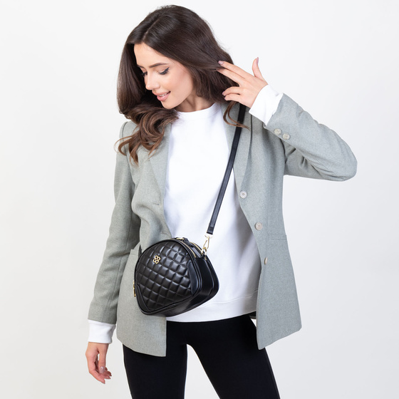 Alessio TOREBKA Damska listonoszka PIKOWANA PASEK QUILTED CROSSBODY