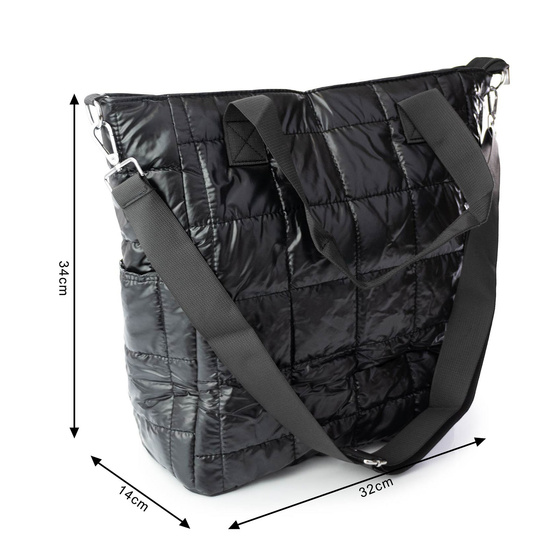 Alessio TOREBKA Damska PIKOWANA TORBA KLASYCZNA Shopper QUILTED