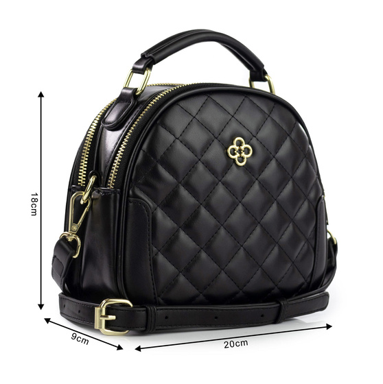 Alessio TOREBKA Damska listonoszka PIKOWANA PASEK QUILTED CROSSBODY