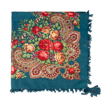 CHUSTA Ludowa Alessio GÓRALSKA Folk KWIATY DUŻA