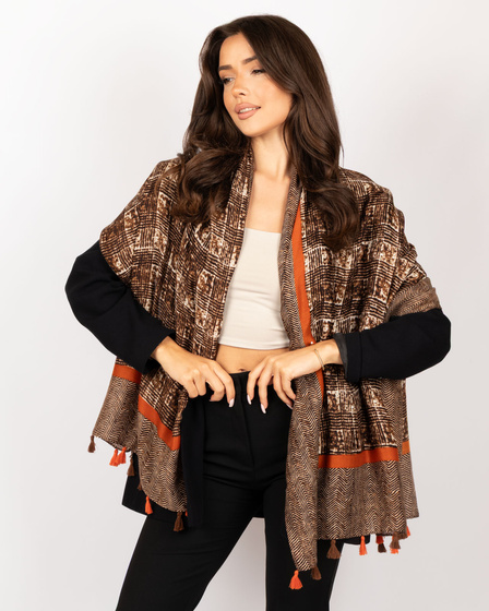 CHUSTA Damska SZAL SZALIK Alessio na SZYJĘ na GŁOWĘ chustka LEKKA ZWIEWNA