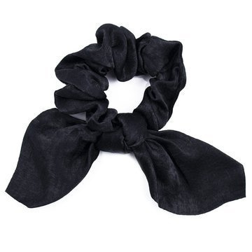 GUMKA DO WŁOSÓW czarna APASZKA scrunchie FROTKA