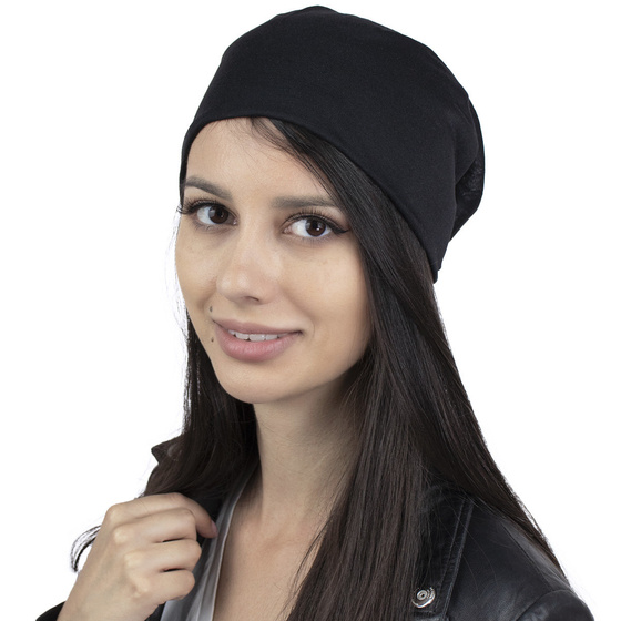 Czapka BEANIE smerfetka oversize damska męska MŁODZIEŻOWA wiosna-jesień