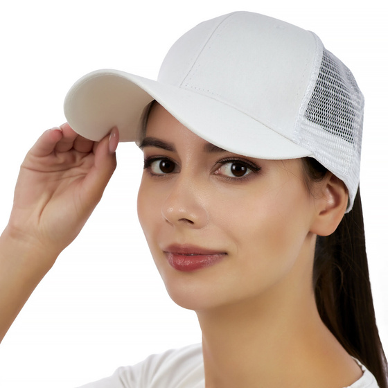 Czapka z daszkiem bejsbolówka NA KUCYK damska