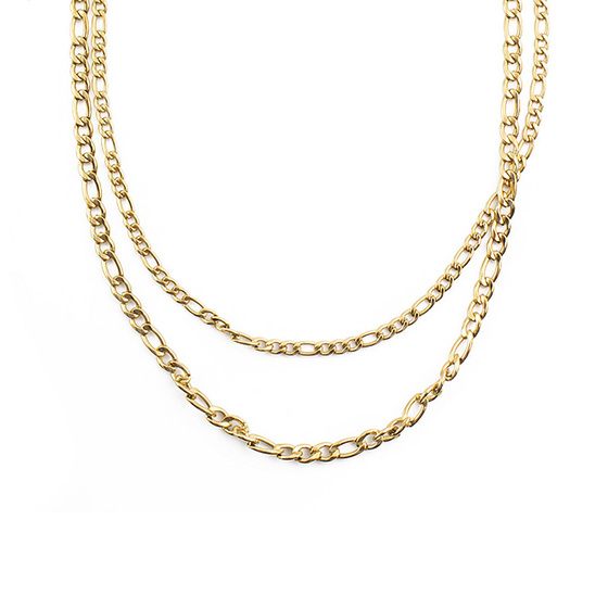 Naszyjnik delikatny STAL SZLACHETNA POZŁACANA