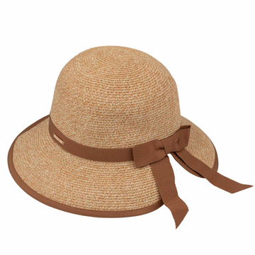 KAPELUSZ DAMSKI Alessio słomkowy boho lato plaża słomiany KOKARDA