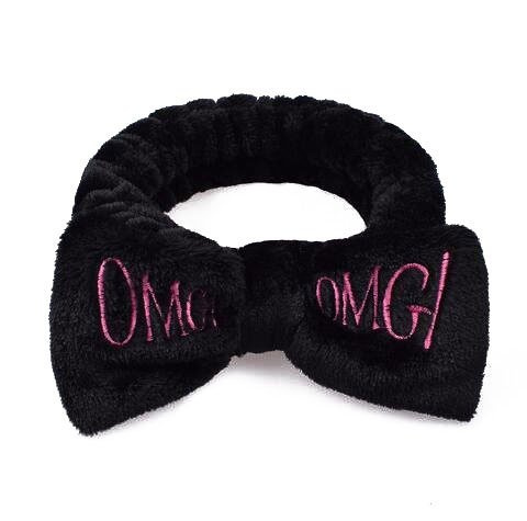 OPASKA do włosów KOSMETYCZNA do makijażu CZARNA