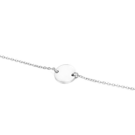 Bransoletka CELEBRYTKA kółko STAL SZLACHETNA