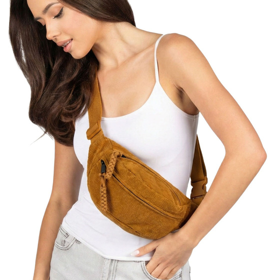 Alessio NERKA SASZETKA TOREBKA damska na PAS lub NA RAMIĘ CROSSBODY