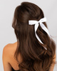 SPINKA DO WŁOSÓW kokarda wstążka długa cienka elegancka delikatna