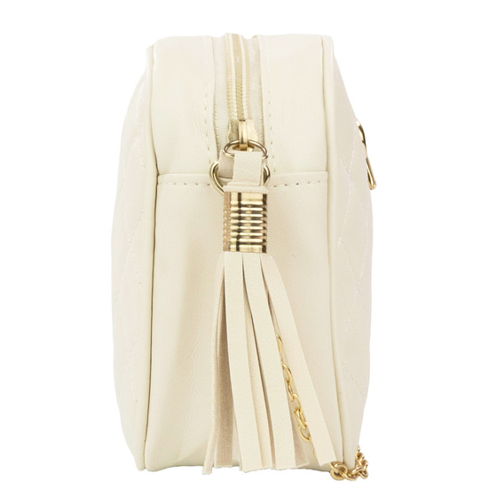 Alessio TOREBKA Damska PIKOWANA na ramię łańcuszek QUILTED CROSSBODY