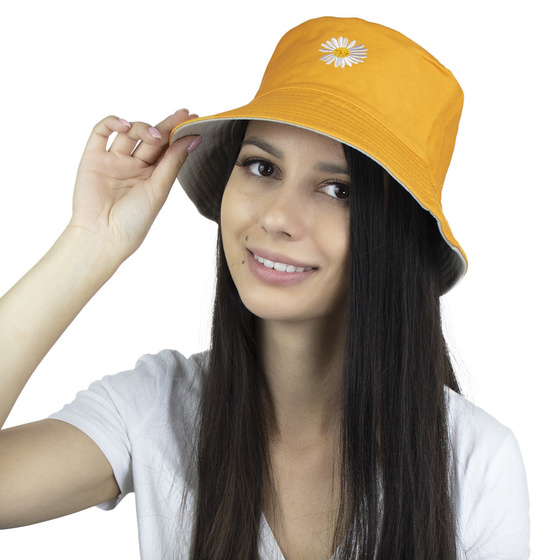 Czapka dwustronna BUCKET HAT kapelusz RYBACKI