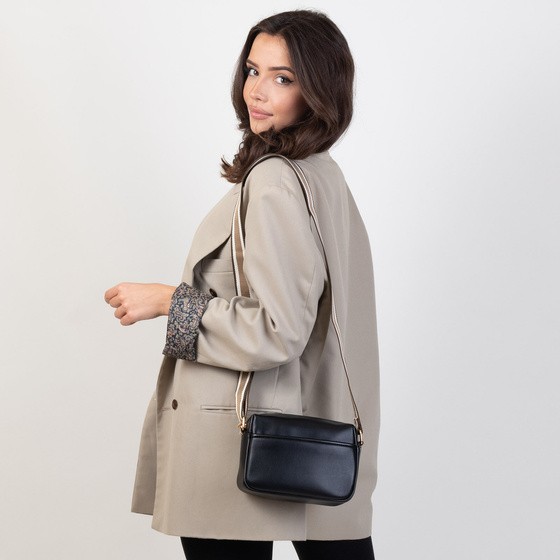 Alessio TOREBKA Damska CROSSBODY LISTONOSZKA KOPERTÓWKA na ramię PASEK