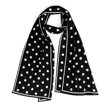 APASZKA CHUSTA DAMSKA Alessio na szyję chustka gawroszka ZWIEWNA GROSZKI