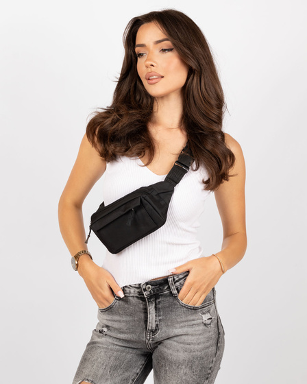 Torebka saszetka BIODRÓWKA NERKA męska POJEMNA z paskiem