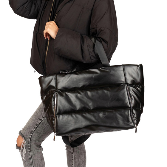 TOREBKA Damska Alessio PIKOWANA TORBA KLASYCZNA Shopper QUILTED