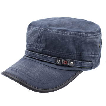 Czapka z daszkiem elegancka PATROLÓWKA jeans męska