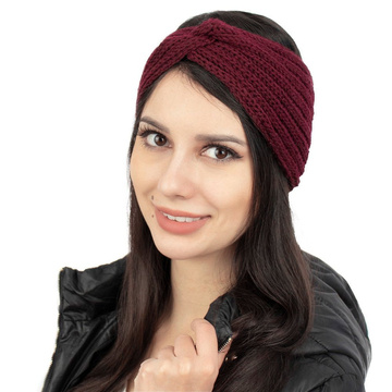 OPASKA DO WŁOSÓW zimowa TURBAN damska NA GŁOWĘ WĘZEŁ