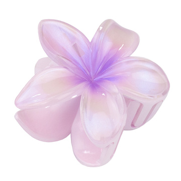 KLAMRA KWIAT szczęka duża SPINKA do włosów kwiatek Kwiat Plumerii HAWAJSKA