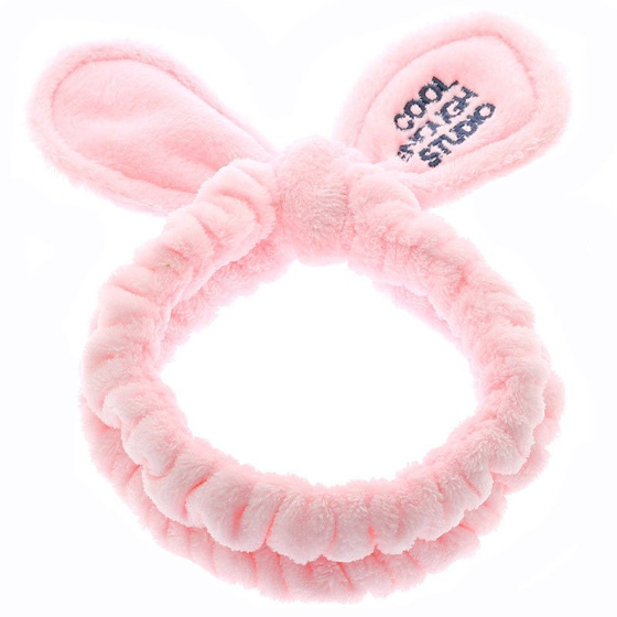 OPASKA do włosów KOSMETYCZNA do makijażu RÓŻOWA