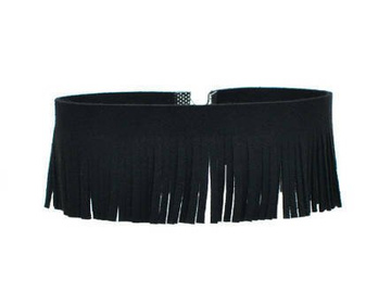 Choker szeroki frędzlowaty