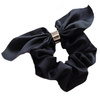 GUMKA do włosów APASZKA SCRUNCHIES frotka CZARNA