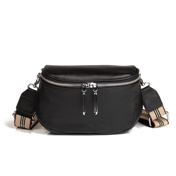 NERKA SASZETKA TOREBKA damska NA RAMIĘ lub na PAS CROSSBODY SKÓRA NATURALNA