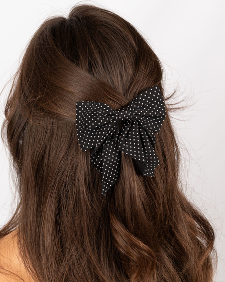 SPINKA DO WŁOSÓW kokardka do włosów elegancka modna klasyczna na klamerce