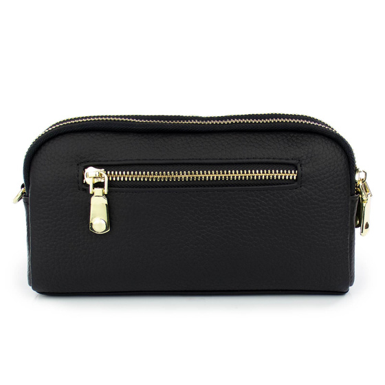 Alessio TOREBKA Damska na ramię CROSSBODY mała SKÓRA NATURALNA