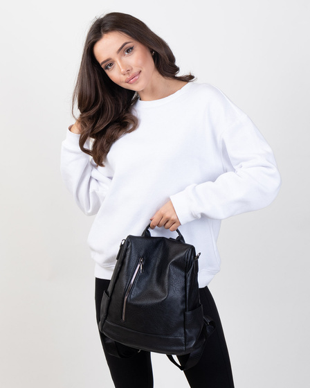 Alessio PLECAK POJEMNY ELEGANCKI MIEJSKI torba / plecak 2w1 ANTYKRADZIEŻOWY