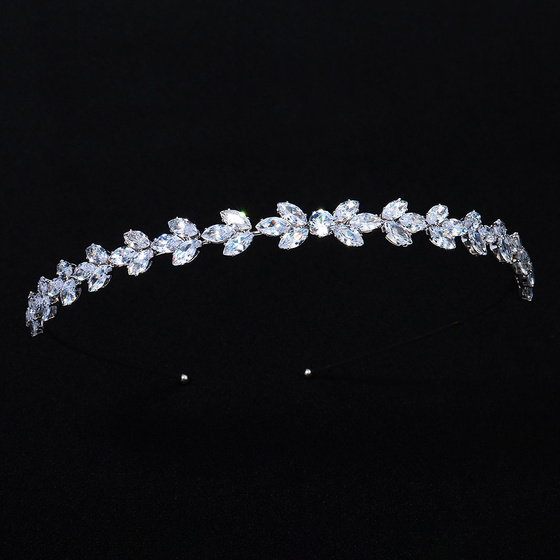 OPASKA DO WŁOSÓW damska cyrkonie ŚLUBNA kryształy ślub elegancka