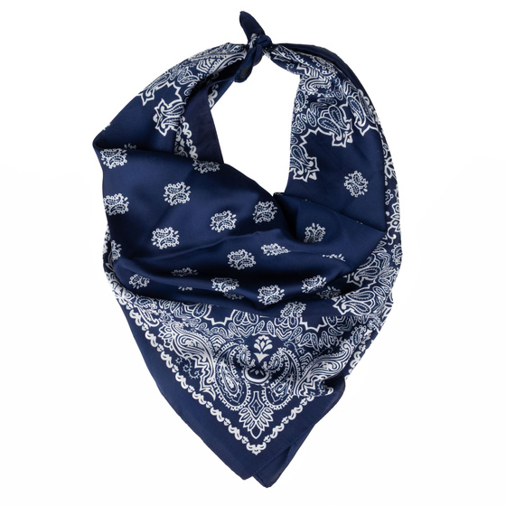 BANDAMKA BANDANA Alessio CHUSTKA CHUSTA granatowa DUŻA 67cmx67cm