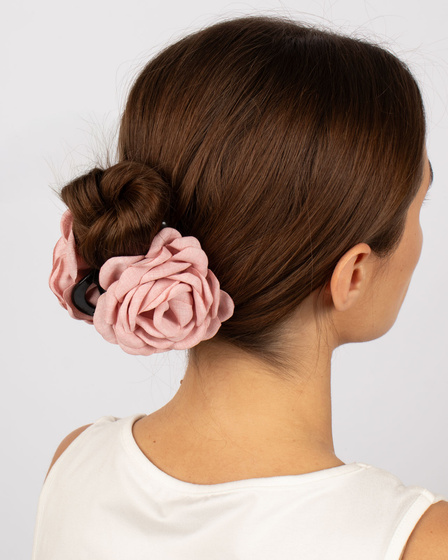 SPINKA ozdoba DO WŁOSÓW duża klamra KWIAT klasyczna elegancka