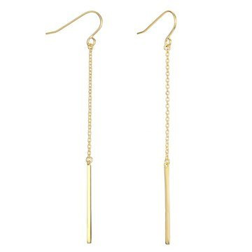 KOLCZYKI długie gold STAL SZLACHETNA POZŁACANA