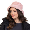 ZIMOWY bucket hat KAPELUSZ na zimę ciepły PLUSZOWY czapka