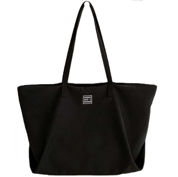 TORBA duża damska SHOPPER szkolna na ramię miejska MŁODZIEŻOWA