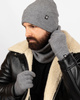 Alessio KOMPLET CZAPKA + KOMIN + RĘKAWICZKI DOTYKOWE ciepły POLAR ZIMOWY