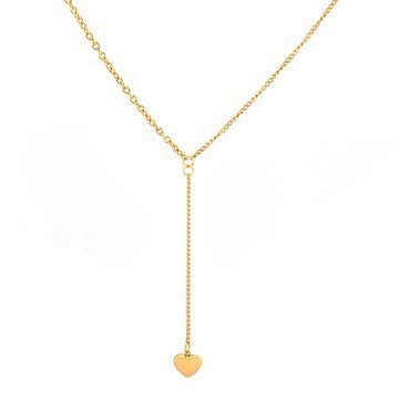 Naszyjnik długi STAL SZLACHETNA POZŁACANA krawatka