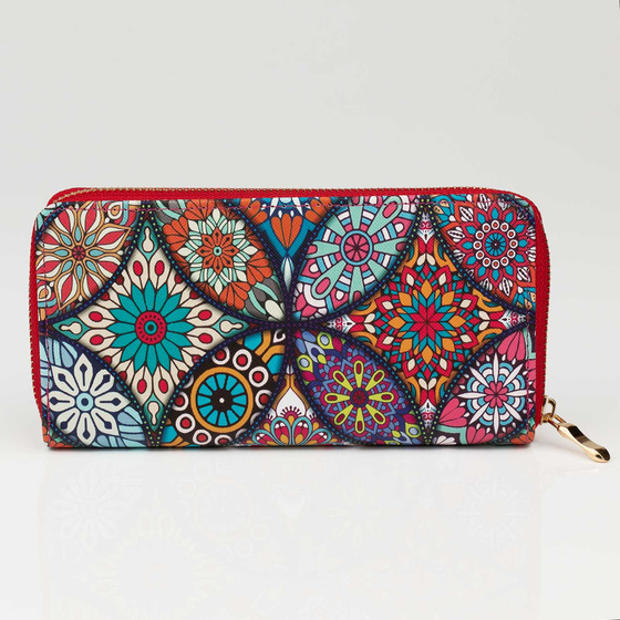 PORTFEL DAMSKI Alessio PORTMONETKA Miękki Styl Ludowy FOLK