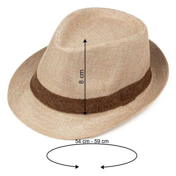 KAPELUSZ Alessio MĘSKI damski PLECIONY lato HAWANA letni PANAMA