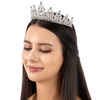 OZDOBA do włosów KORONA wieczorowa diadem cyrkonie TIARA ślub
