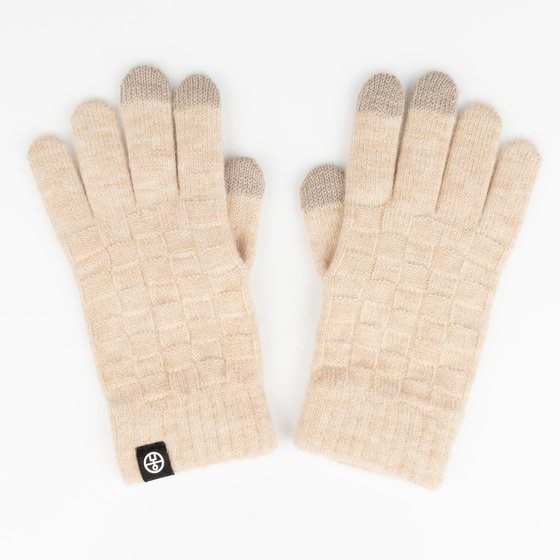 Alessio KOMPLET CZAPKA + SZALIK + RĘKAWICZKI DOTYKOWE ciepły POLAR ZIMOWY